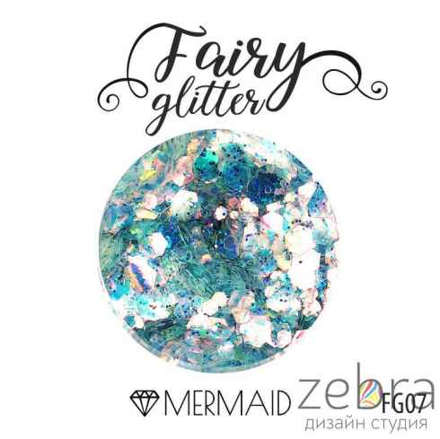 Глиттер серии FairyGlitter, Mermaid (15гр)