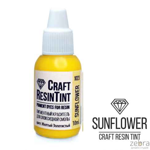 Краситель CraftResinTint, Sunflower (Жёлто-золотистый)10мл
