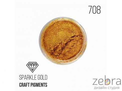 CraftPigments "Sparkle Gold", Искрящееся золото (25мл)
