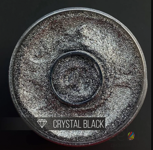 CraftPigments "Crystal Black", Кристаллический чёрный (25мл)