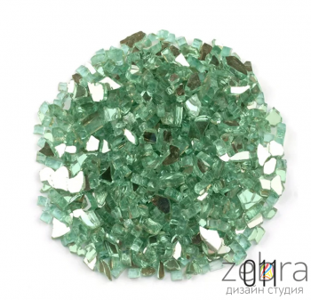 Стеклянная крошка LusterGlass Premium, Reseda (500 гр)